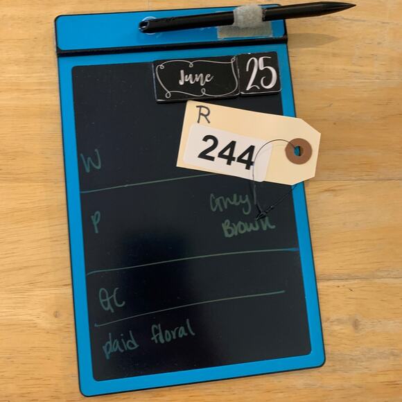 Cabi Top Womens M Medium Plaid Floral Graphic Trellis Ruffled Collar Keyhole Tie - Picture 12 of 13